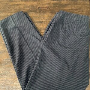 Worthington Black Pinstripe Dress Pants